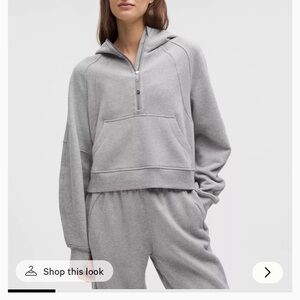 lululemon athletica Light Gray Women's Hoodie